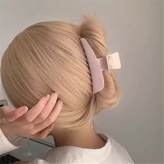 ฝรั ่ งเศส Acetic Acid Shark คลิป Ins คว ้ าคลิป Simple Retro Hairpin อุปกรณ ์ เสริมผมสําหรับผู ้ หญิง