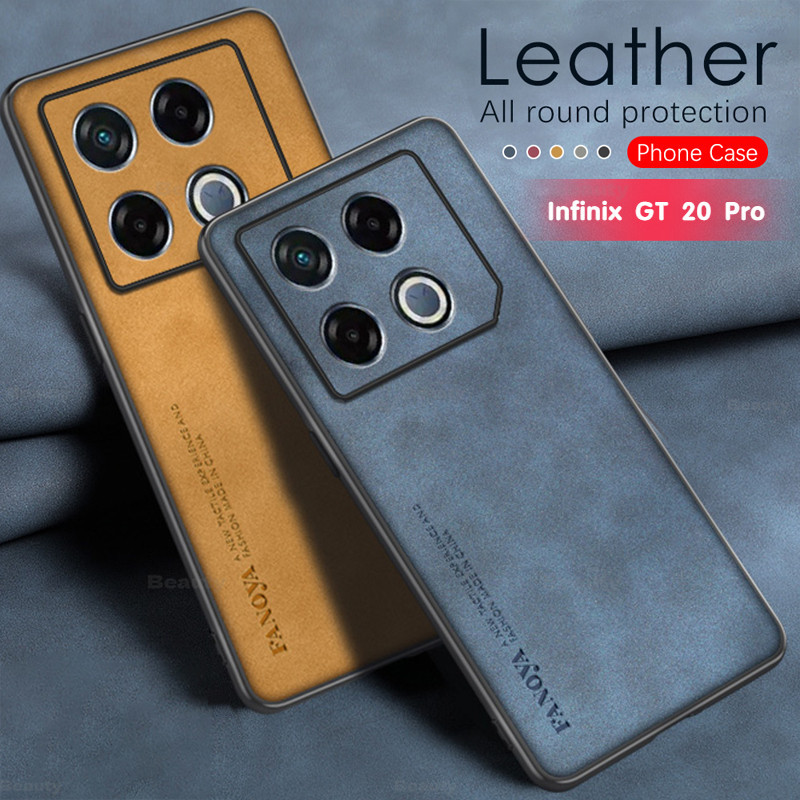 ซองหนังสําหรับ Infinix GT 20 Pro Frosted Ultra-thin Soft ซิลิโคนป้องกันกล้องฝาครอบโทรศัพท์ InfinixGT20Pro X6871 ปลอกกันกระแทกฝาครอบกันชน Infinix GT20Pro Realme GT6 T
