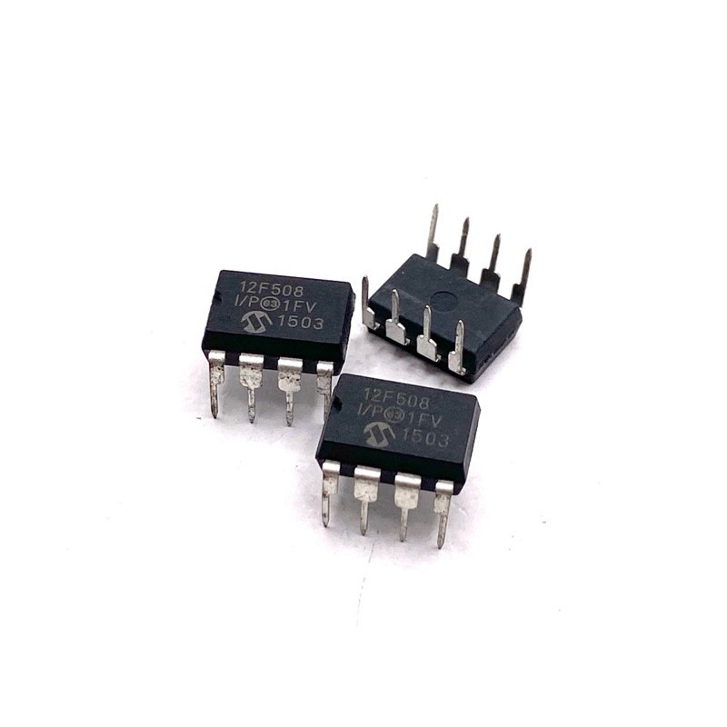 PIC12F508 12F508-I/P PIC12F508-I/P DIP-8 8-Bit Flash Microcontrollers IC Chip PIC-12F508-I/P 1PC