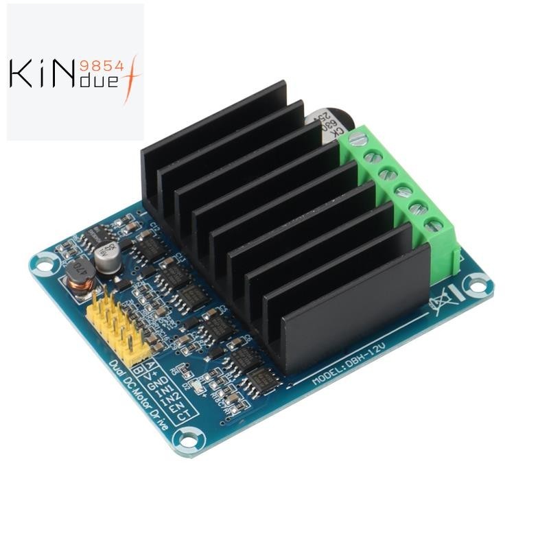 【kindue9854f 】DC 5-15 V 30 A Dual Channel H Bridge Motor Driver Module Bread Board Controller DC Mot