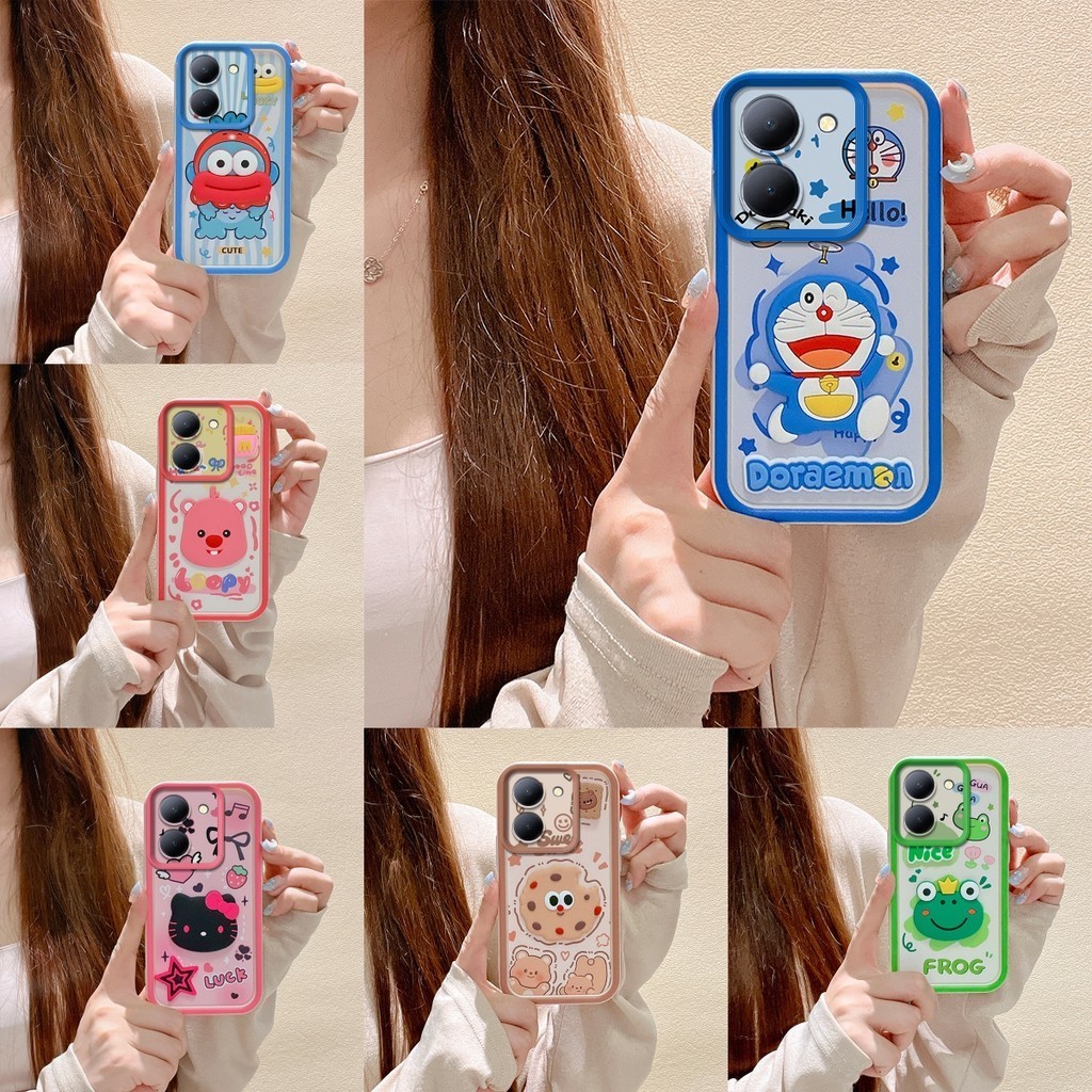 เคส VIVO Y27S Y27 5G ของเล่นตุ๊กตาน่ารักกรณีโทรศัพท์ป้องกันการตก