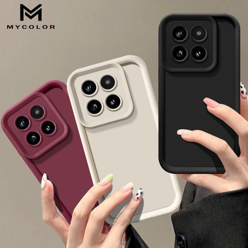 กรณีง่ายสำหรับ Xiaomi xiomi Mi 15 14T 14 13 13T 12 12S 12T 12X 11 Lite 9T 9 Pro Civi 2 5G 4G 2024 2025 TPUการป้องกันเลนส์กล้องเคสกันกระแทก – โปรปัง