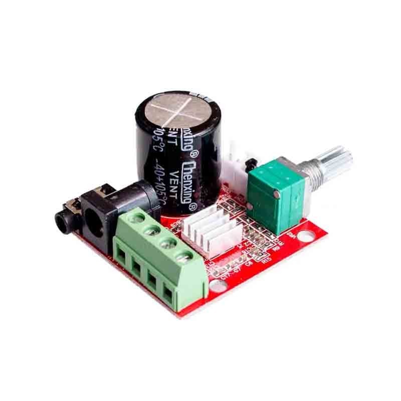 Pam8610 มินิแอมพลิฟายเออร ์ บอร ์ ด TDA2030 12V 10W เครื ่ องขยายเสียงสเตอริโอ D-class บริสุทธิ ์