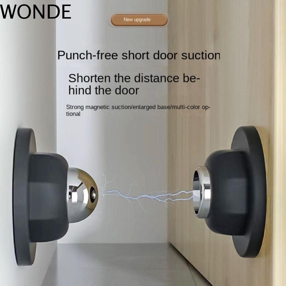 Wonde ประตูดูด, แม่เหล็กที่แข็งแกร่งฟรี-เจาะประตู Stopper, Mute Self กาวความปลอดภัยกันชนประตู