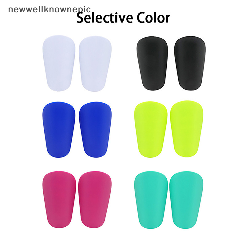 Newwellknownepic 1 คู่มินิฟุตบอล Shin Pad สวมใส่ Shock Absorbing ขา Protector น้ําหนักเบาแบบพกพาฟุตบอลการฝึกอบรม Shank Board TH
