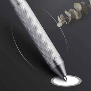 COMWANYW Gravity Sensing ปากกา,โลหะกดประเภท Multi-Function ปากกา, Creative 3 สีหมึก 4 in 1 Neutral ปากกาของขวัญนักเรียน