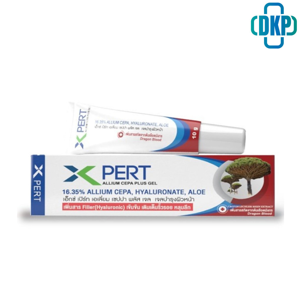 X Pert Allium Cepa Plus Gel เพิ่ม Hyaluronic และ สารสกัดจากต้นเลือดมังกร สูตรอ่อนโยน 10 g.[DKP]