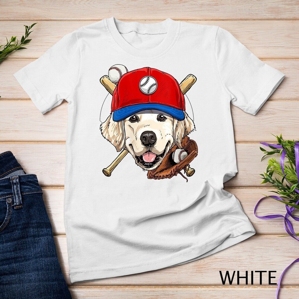 Golden Retriever Baseball Dog Lovers Baseball Player Mens T-Shirt
