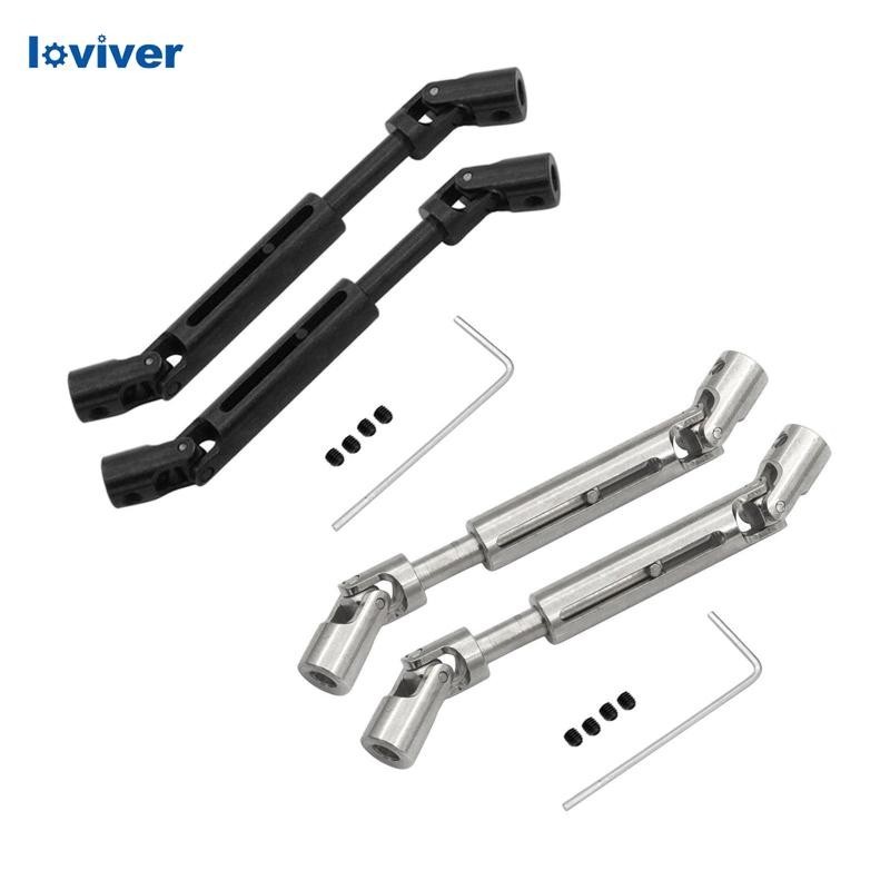 [Loviver] 2x ไดรฟ์เพลาอัพเกรดอุปกรณ์เสริมสําหรับ MN82 MN78 LC79 1:12 RC Crawler รถ