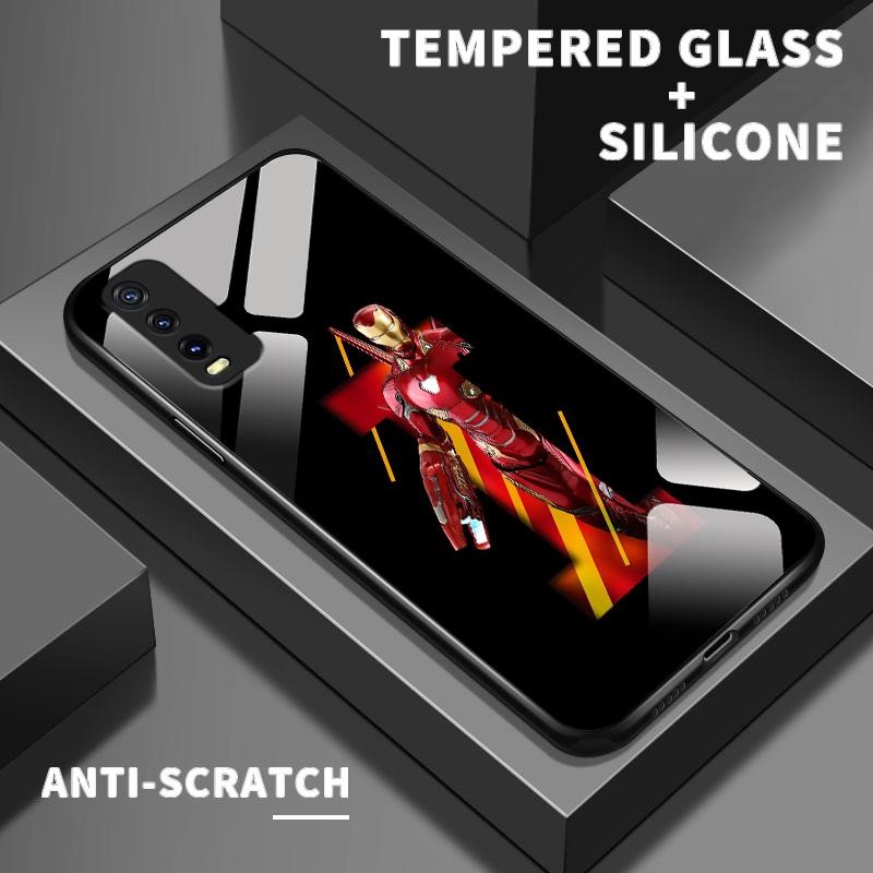 เหมาะสำหรับ VIVO Y50 Y51 2020 Y51a Y52 5G Y52t Y53S Y53s 4G Y55 Y5s กรณีโทรศัพท์มือถือป้องกันรอยขีดข