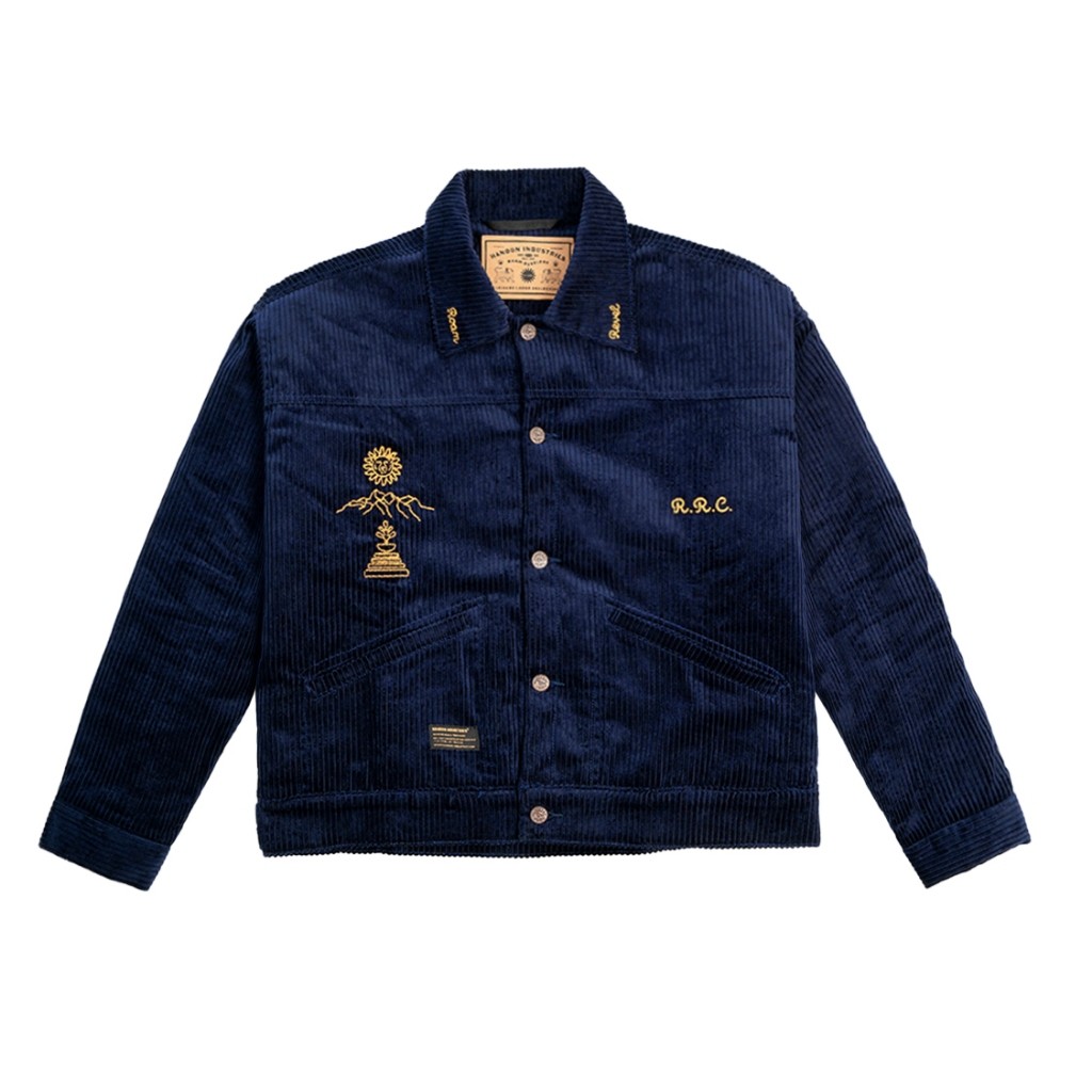 Hanoon Industries – เสื้อแจ็คเก็ตทํางาน Boxy Fit Corduroy Jacket Navy Vender