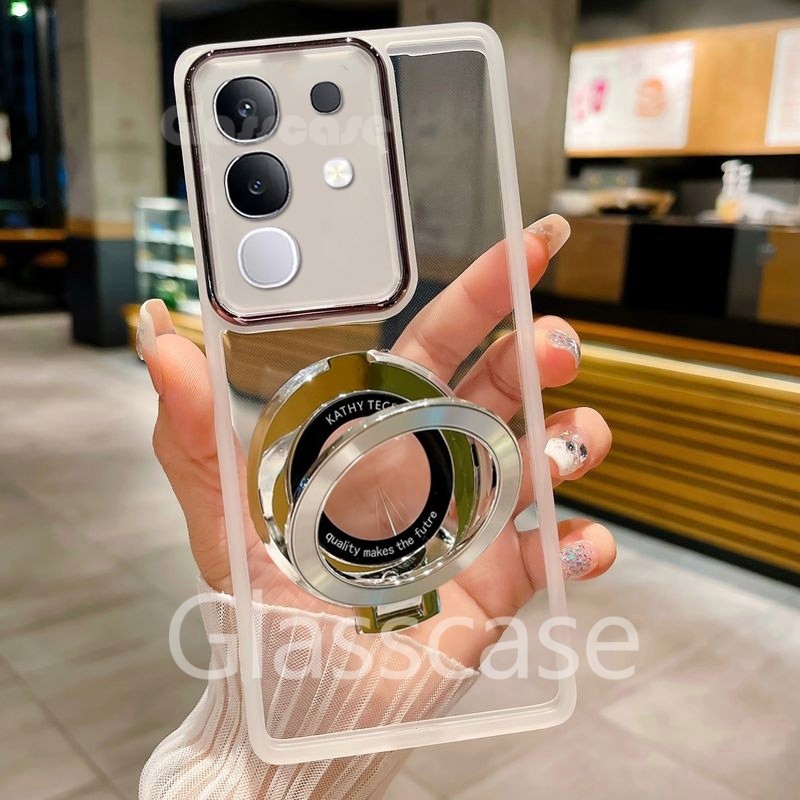 ปลอกสําหรับ Vivo Y19s Y29 Y39 VivoY19s Y 19s VivoY29 Y 29 VivoY39 Y 39 4G 5G พร้อมผู้ถือแหวนสแควร์เค