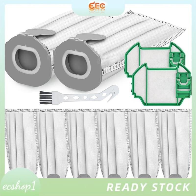 [ecshop1.ph] 8 กระเป๋าเครื่องดูดฝุ่นสําหรับ Vorwerk Kobold FP7 VK7 เครื่องดูดฝุ่นไร้สายพร้อมตัวกรองป
