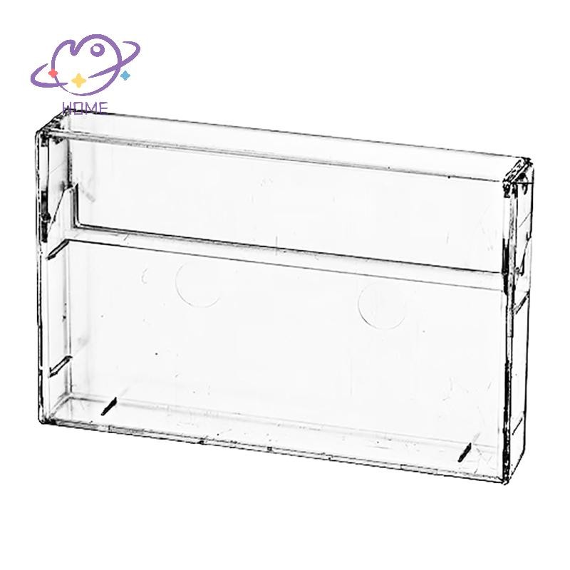 [mayhome] 1 PC Cassette Tape กล่องเก็บของโปร่งใสเสียงบันทึกแม่เหล็กเทปเปล่ากล่องกันฝุ่น {TH}