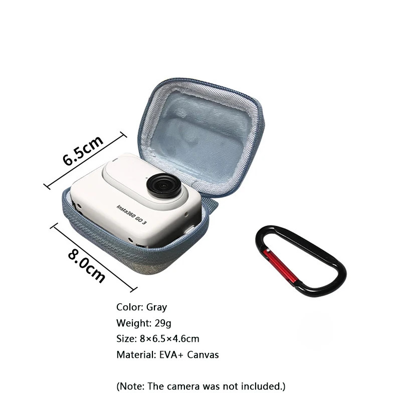 สําหรับ Insta360 GO 3 GO 3S Mini Body กระเป๋าแบบพกพากระเป๋า Action กล้องสําหรับ Insta 360 GO 3S GO 3 อุปกรณ์เสริม