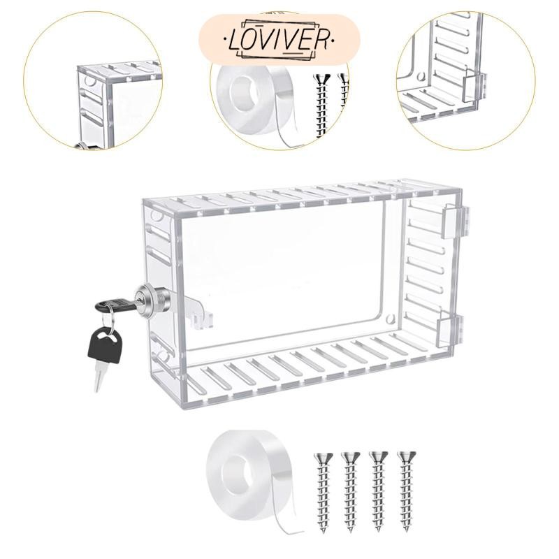 LOVIVER เทอร์โมล็อคกล่องฝาครอบเทอร์โมเทอร์โมป้องกันโปร่งใสล็อค - รูปที่ 5