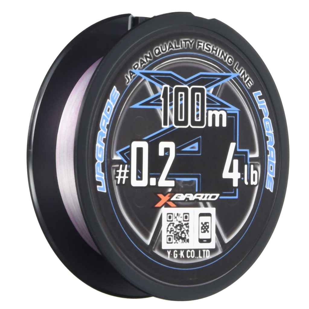 X-Braid Upgrade X4 100m 0.2 No. 4lb Orcid White 1m 15cm Interval Ulgeso Pink Mark