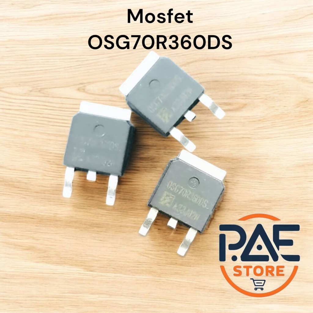 #Mosfet มอสเฟต OSG70R360DS 700V (GreenMOS Power MOSFET) [แพ็ค 5 ชิ้น] อะไหล่อิเล็กทรอนิกส์คุณภาพสูง