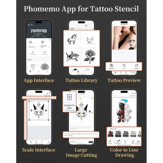 [Local Stock] Phomemo TP31 เครื่องพิมพ์รอยสักแบบพกพาขนาด Thermal transfer Tattoo Stencil Printer