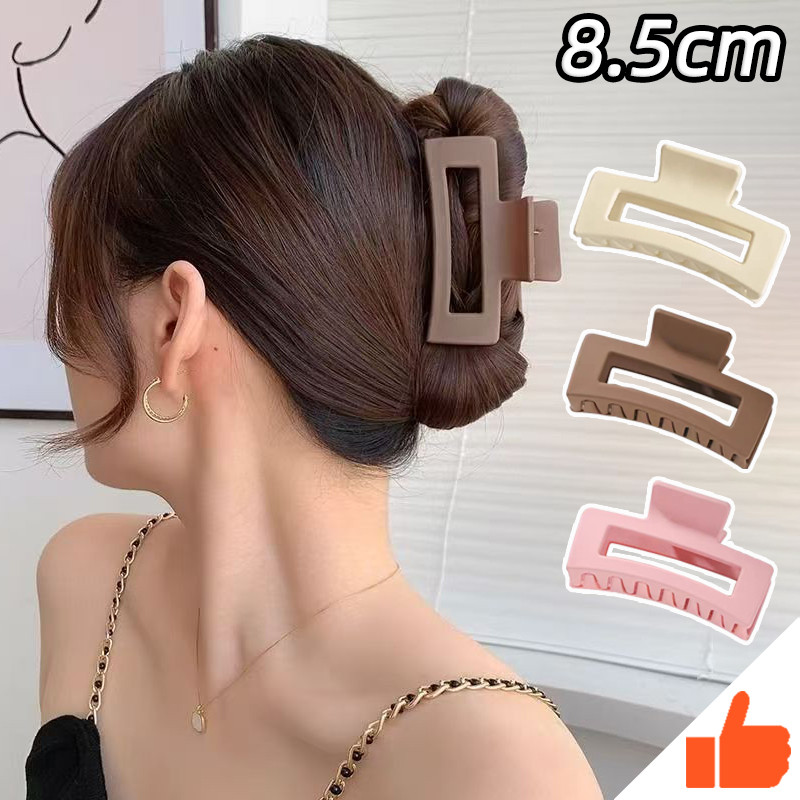 🎀กิ๊บหนีบผม🎀8.5cm กิ๊บแฟชั่น สไตล์เกาหลีไล่ระดับสีกิ๊บขนาดเล็กหญิงน่ารักเรียบคว้าคลิปอุปกรณ์ผม พร้อมส่งในไทย