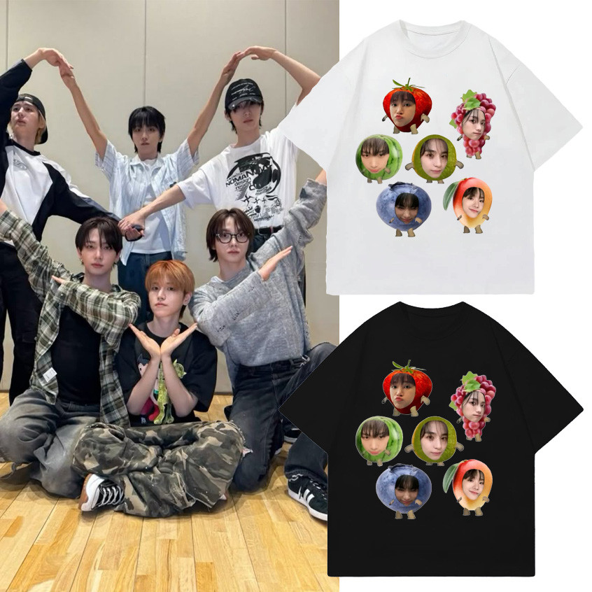 Hot เสื้อยืด BOYNEXTDOOR ผ้าคอตตอน  ลายสวย ผ้าดี สวมใส่สบาย เสื้อยืด unisex SIZE S-5XL #BND01