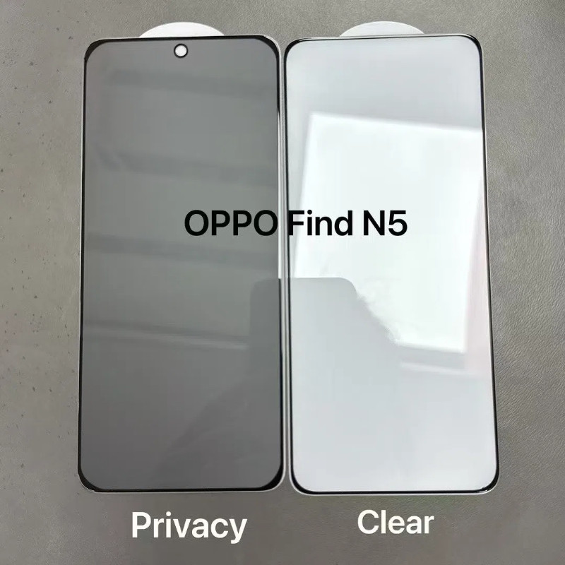 สําหรับ OPPO Find N5 N3 Anti-Spy ตัวป้องกันหน้าจอความเป็นส่วนตัวสําหรับ OPPO Find N5 HD ฟิล์มกระจกนิรภัย
