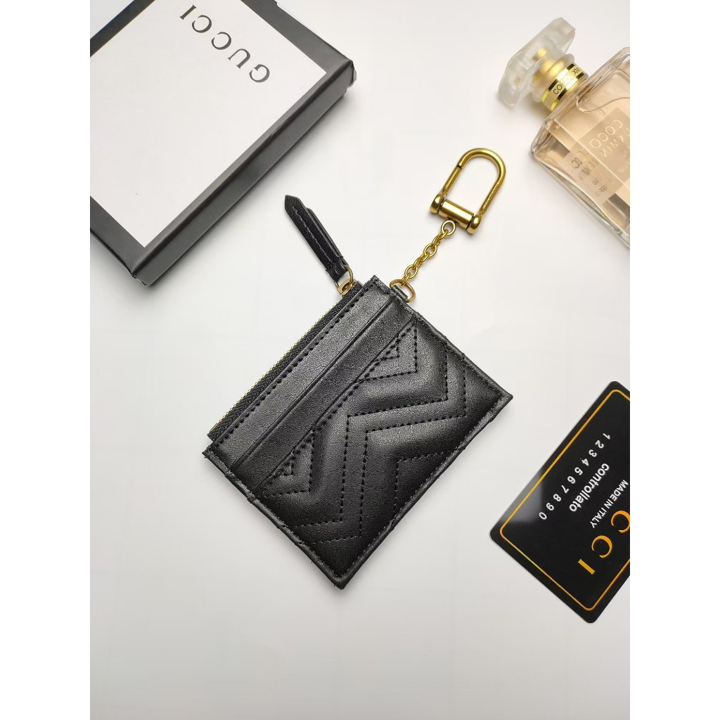 ผู้ถือบัตร MARMONT Series Original Order Cowhide Multi-Card Slot พร้อมกล่องของขวัญ GG333333-1031