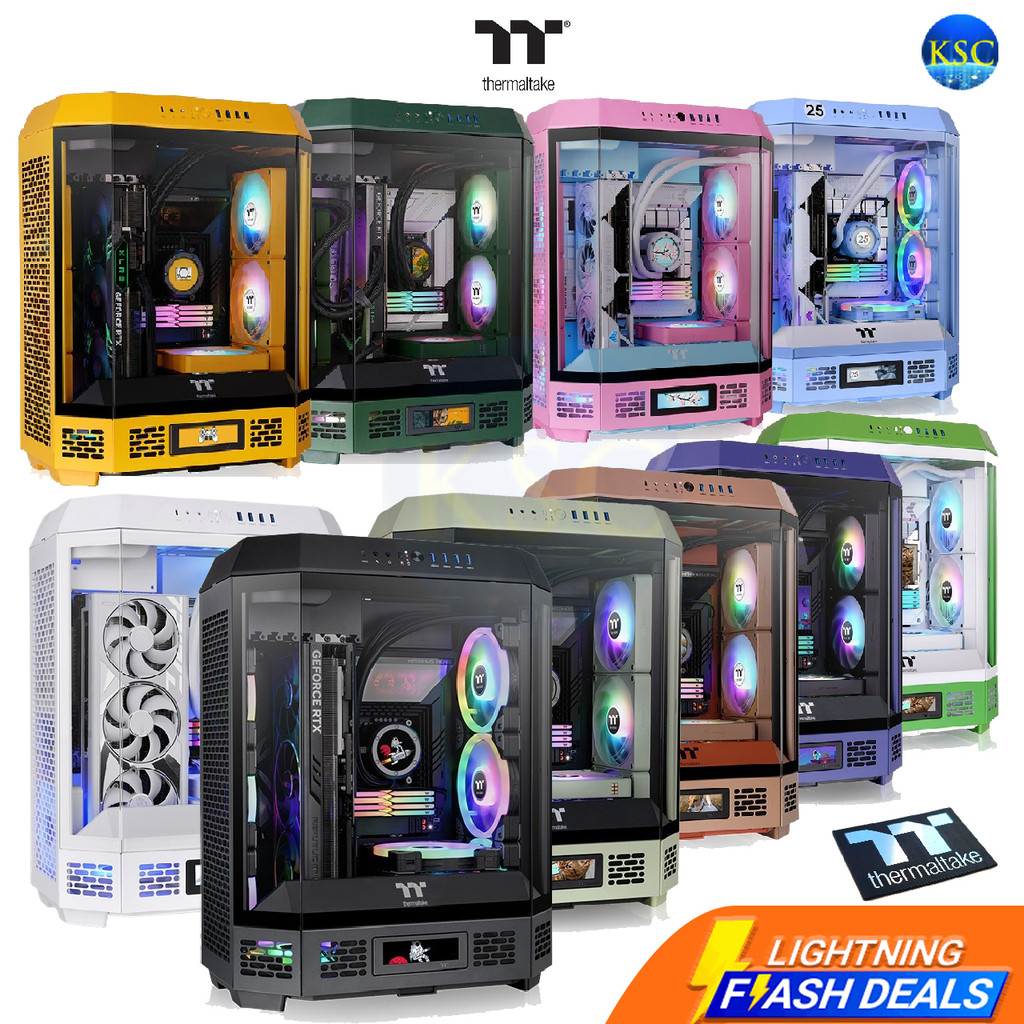 ส่งด่วน CASE THERMALTAKE THE TOWER 600 Mid Tower, Black / Snow ALL COLOR
