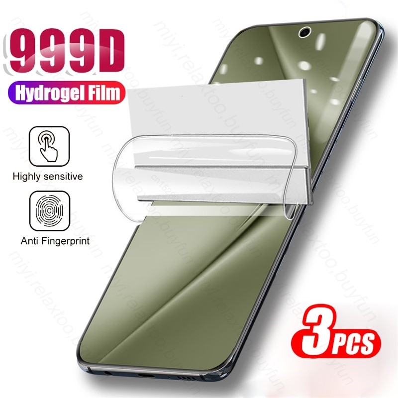 Asus ROG Phone9 Phone8 3 ชิ้น 999D Full Cover HD Clear Soft Hydrogel ฟิล์มสําหรับ Asus ROG โทรศัพท์ 