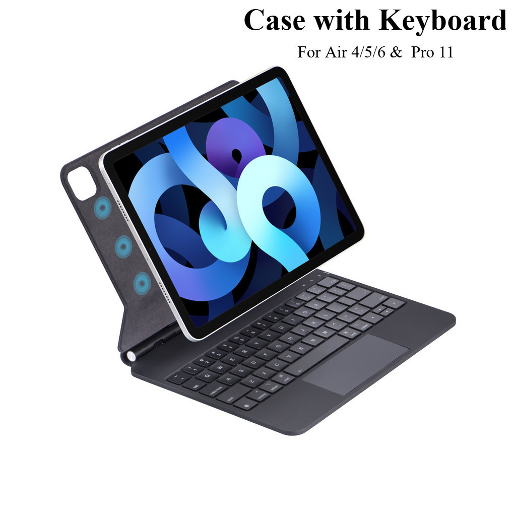 แป้นพิมพ์แบบสัมผัสควบคุม for Air7 Air6 Air5 Air4 pro 11 2018-2022 Backlight แป้นพิมพ์แบบสัมผัสควบคุม case Keyboard