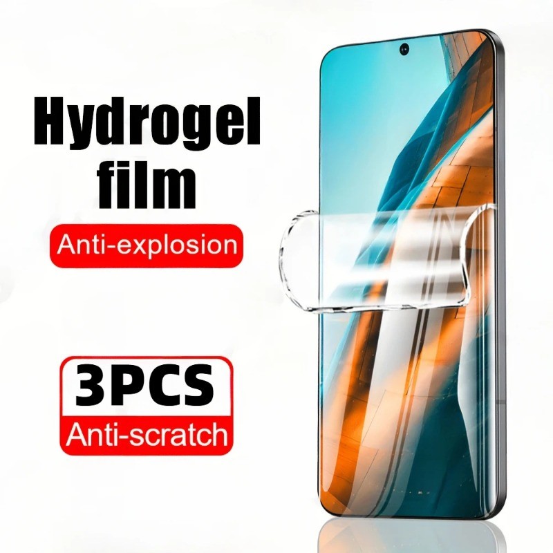 SAMSUNG 3PCS Matte HDฟิล์มสําหรับSamsung GalaxyหมายเหตุS21 S20 20 10 9 8 Plus Ultra FE Lite 5G 4G Frosted Hydrogelป้องกันหน้าจอกันฝนAnti-Scratch