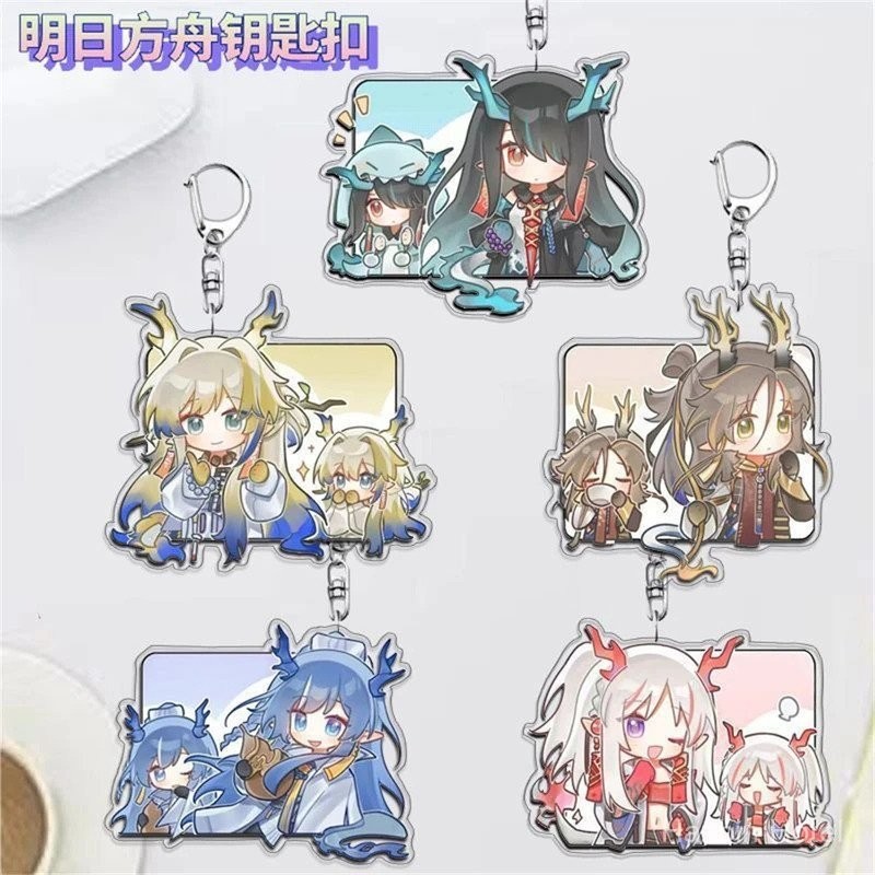 เกม Arknights Ling Shu Dusk Nian Ji คอสเพลย์ ชุดคอสตูม พวงกุญแจอะคริลิก ของขวัญคริสต์มาส