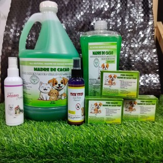 Madre de Cacao Shamp. & Conditioner w/ Anti Tick & Flea Extract 1 Gallon FREE Soap, Cologne & TickSp