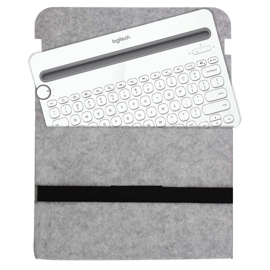 กระเป๋าคีย์บอร์ดสำหรับ Logitech K380 K480 K580 กระเป๋าเก็บผ้าขนฟู กระเป๋าเก็บฝุ่นแบบพกพา กระเป๋าป้องกัน