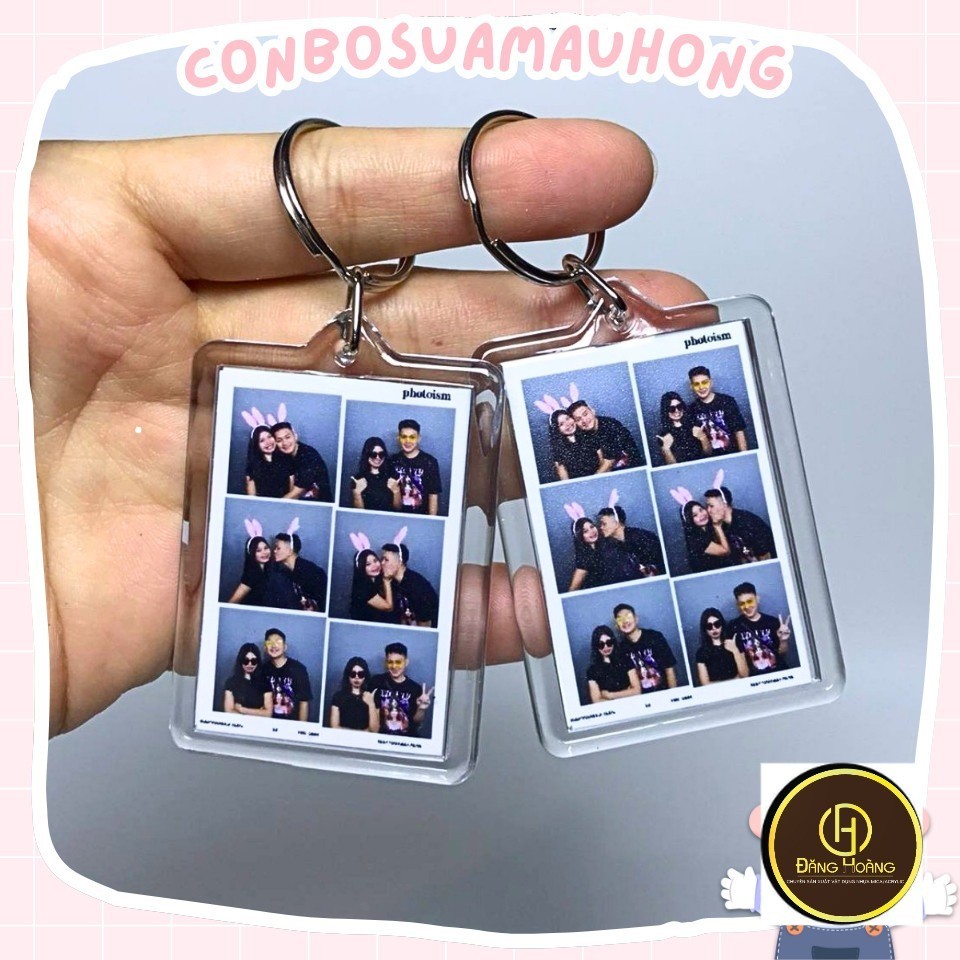 Photobooth Keychain Photo Print on Demand - DH
