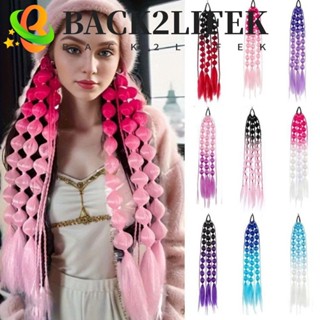 Back2lifek Bubble Jumbo Braid, Corlorful หางม้า Extension Tw…