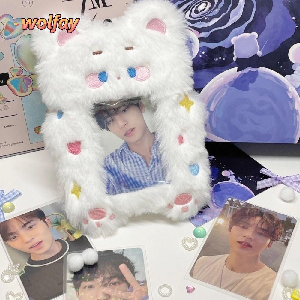 Wolfay ซองการ์ดนักเรียน แบบมีพวงกุญแจ, กันน้ํา/กันงอ เก็บพลัชการ์ด/บัตรนักเรียน - ฝาครอบ PVC แข็งแรง ดีไซน์คิวยูริ