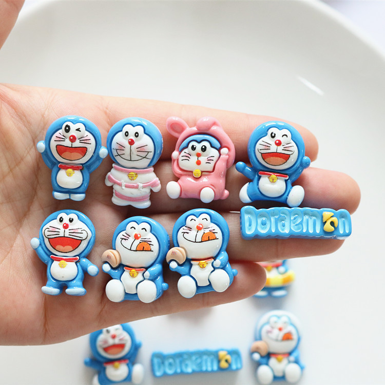 100 ชิ้นในสต็อก แมว Ding Dong น่ารัก DIY เคสโทรศัพท์ กาวครีม กิ๊บติดผม เข็มกลัด อุปกรณ์เรซิน ขายส่ง แบบเงา