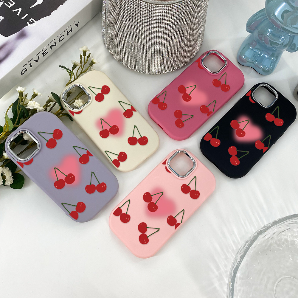 ส่งจากไทย เคสไอโฟน12 ลายเชอร์รี่ หัวใจชมพู ใช้ได้กับIPhone11 12 13 14 15 16 Pro MAX PLUS X XS XR 7 8 plus กันน้ำกันฝุ่น ราคา ถูกที่สุด ดีลบีเคเค แกลเลอรีภาพที่ 8
