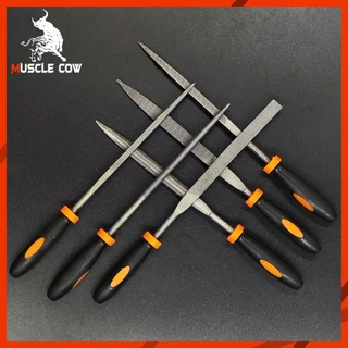 MUSCLE COW ชุดตะไบเหล็ก 4" และ 8" หลากหลายรูปแบบ สำหรับงานละเอียด
