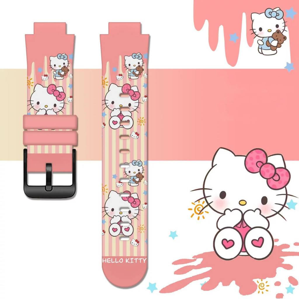 สายซิลิโคน Sanrio สำหรับ imooZ1 Z2 Z3 Z5 Z6 Z7 imoo x10 สมาร์ทเด็กสายซิลิโคน - รูปที่ 2