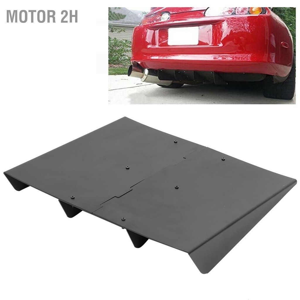 Motor 2H กันชนด้านหลังDiffuser 4 Finsสปอยเลอร์Protector Universalอะไหล่สำหรับAcura