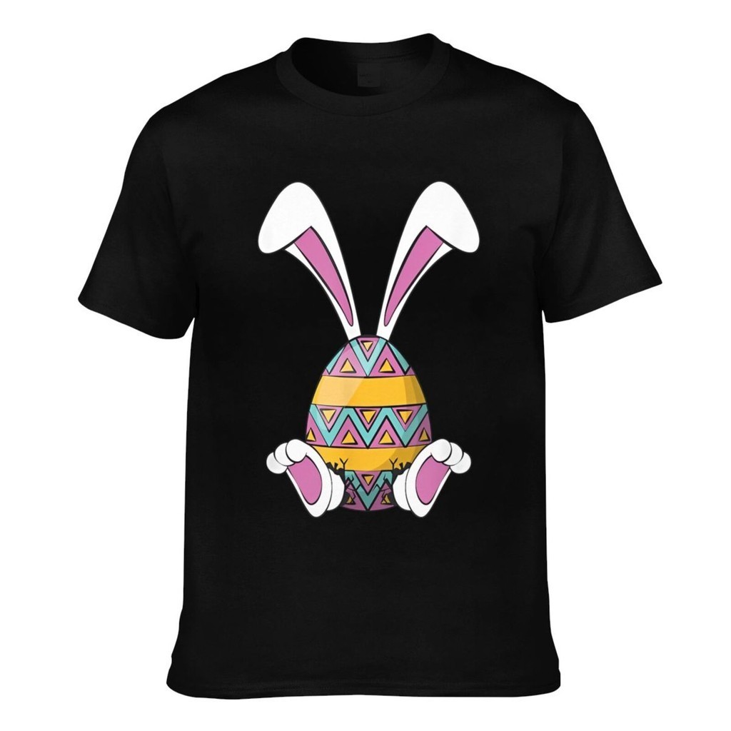 Bunny Easter Happy Egg Easter Fashion Mens Graphics Printing Tee