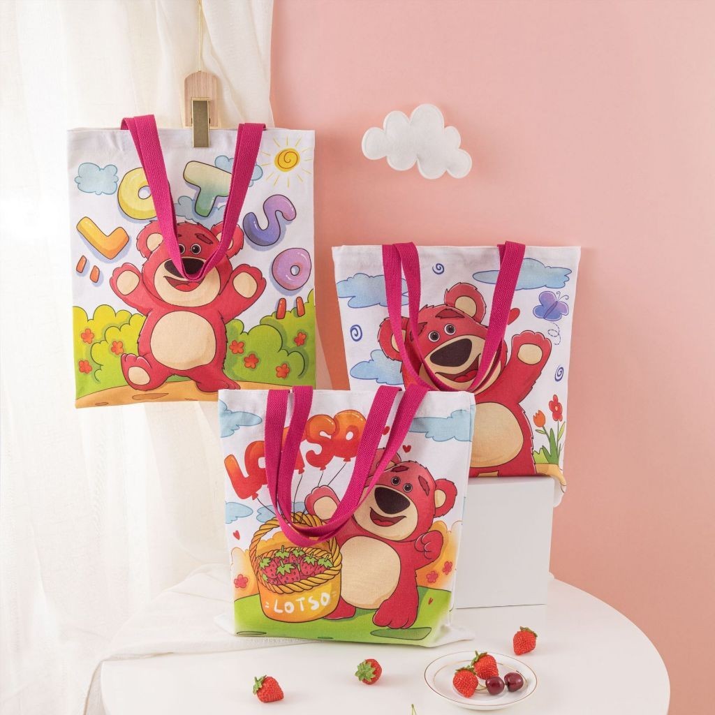 กระเป๋า Tote Bag กระเป๋าผ้ามินิมอล ขนาด 35*38CM กระเป๋าผ้า A2 BB00477