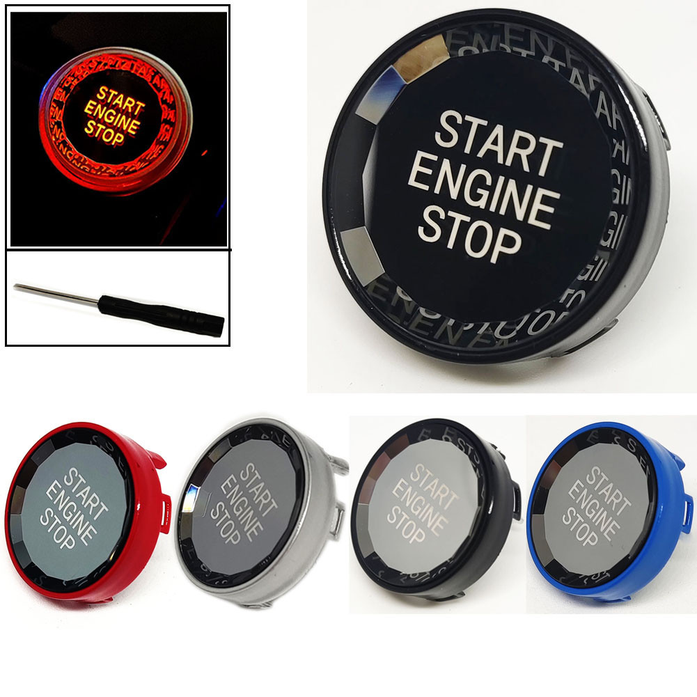 ปุ่มกดสตาร์ทเครื่องยนต์ แบบเปลี่ยน สําหรับ BMW E90 E60 X1 E84 X5 E70 X6 E71 Z4 E89 1 3 5 Series E91 E92 E93 E60 E81 E87 E82