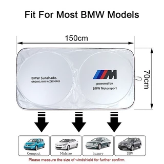 ม่านบังแดดรถยนต์ BMW ด้านหน้า บังแดด บังแดด บังแดด กันแดด และกันความร้อน ป้องกันรังสียูวี