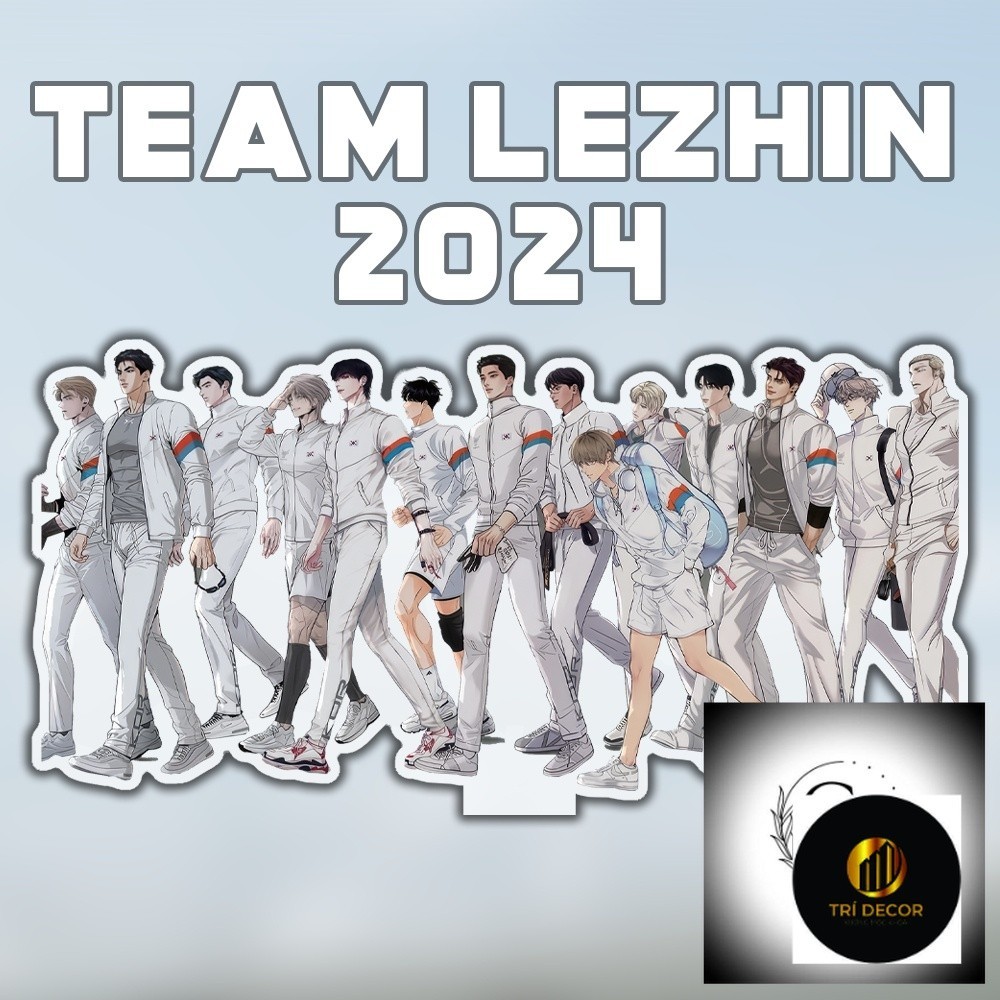 Manhwa BL Lezhin BOMTOON ปฏิทิน 2024 คําอวยพรของฤดูกาลทีม Standee และพวงกุญแจอุปกรณ์ตกแต่ง