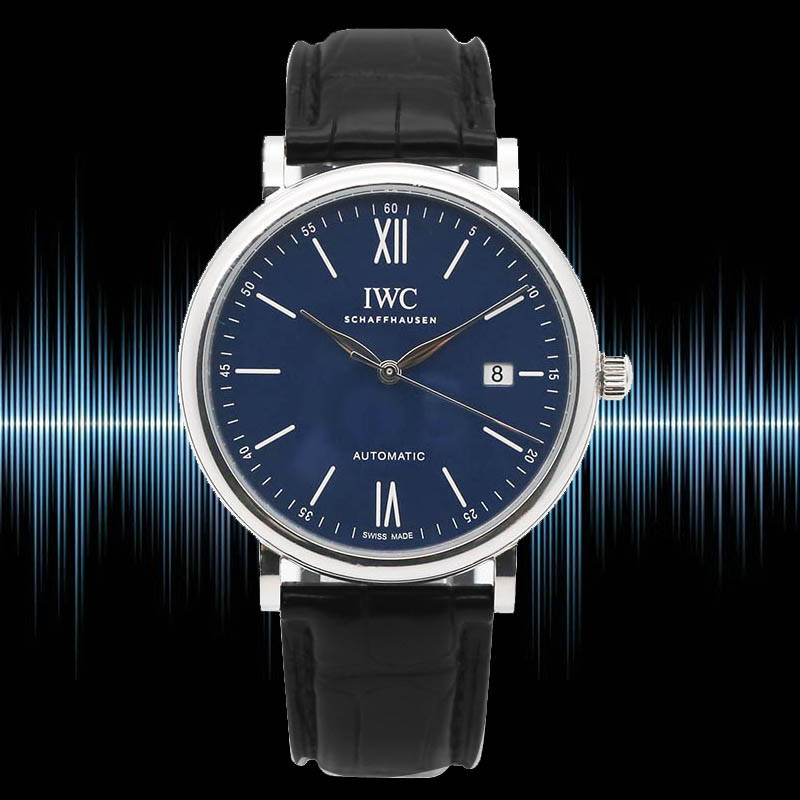 Iwc 20k National Watch Men 's Watch Automatic Mechanical Watch Anniversary Date Belt IW356518