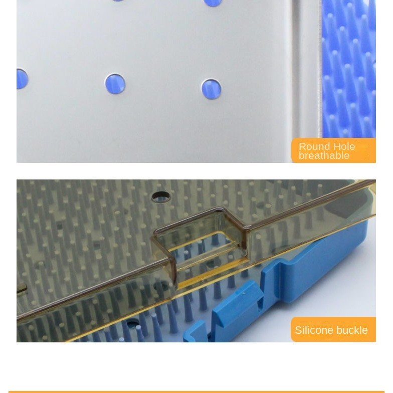 กล่องฆ่าเชื้อ พร้อมแผ่นซิลิโคน สําหรับผ่าตัดตา - รูปที่ 4