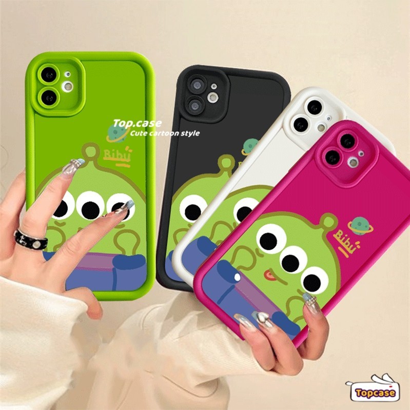 เคสโทรศัพท์มือถือแบบนิ่ม ลายการ์ตูนของเล่น สีเขียว สําหรับ Vivo Y03 V30 Y17s V29 Y27 Y36 Y35 Y02 Y16 Y17 Y15 Y12 Y11 Y02s Y22 Y22s Y15A Y15S Y21 Y21s Y20 Y20S Y20i Y12s Y95 Y93 Y91 V25e